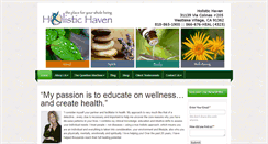 Desktop Screenshot of holistichaven.org